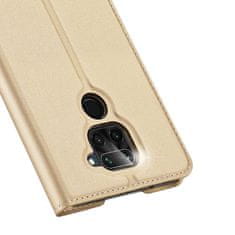 Dux Ducis Skin Pro preklopna kožna maska za Xiaomi Redmi 10X 4G / Redmi Note 9, zlato