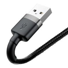 BASEUS Cafule kabel USB / Lightning QC3.0 2A 3m, crno/siva