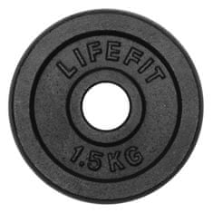Rulyt LifeFit uteg, crni, 1,5 kg