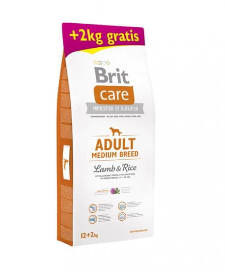 Brit Brit Care Adult briketi za pse, s janjetinom i rižom, 12 + 2 kg