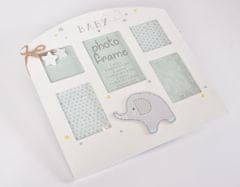 Innova GLITTER ELEPHANT MDF okvir multi bijeli