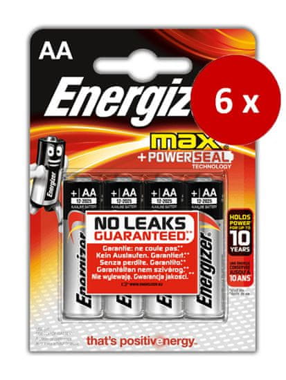 Energizer Max alkalna bateterija AA (LR6), 24 kom