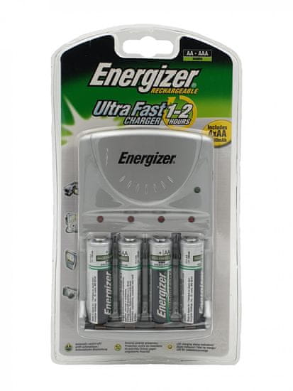 Energizer Ultra brzi punjač baterije + 4 AA, 2300 mAh