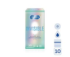 Durex Invisible Close Fit kondomi, 10 komada