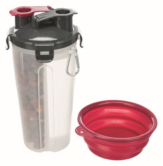 Trixie putni spremnik za vodu i posuda s spremnikom, 2x 0,35 l / 11x23 cm
