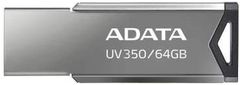AData UV350 USB memorijski stick, 64 GB, srebrni