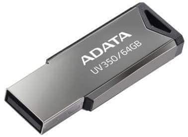 AData UV350 USB memorijski stick, 64 GB, srebrni