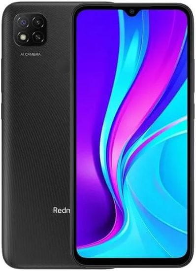 Xiaomi Redmi 9C NFC mobilni telefon, 2GB/32GB, sivi (Midnight Grey)