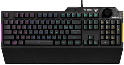 Asus TUF Gaming K1, ZDA (90MP01X0-BKUA00) Raspored tipkovnice u SAD