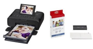 Canon CP1300 Selphy prijenosni foto pisač, crni + papir KP-36IP