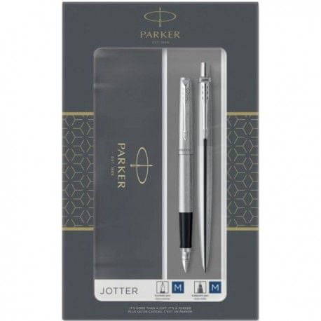 Parker Jotter Duo CT set, srebrni