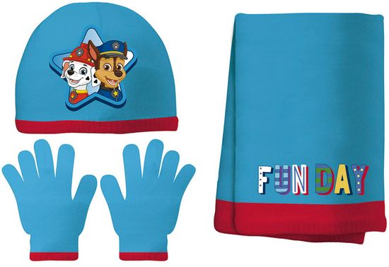 Disney Set kape, šala i rukavica za dječake Paw Patrol