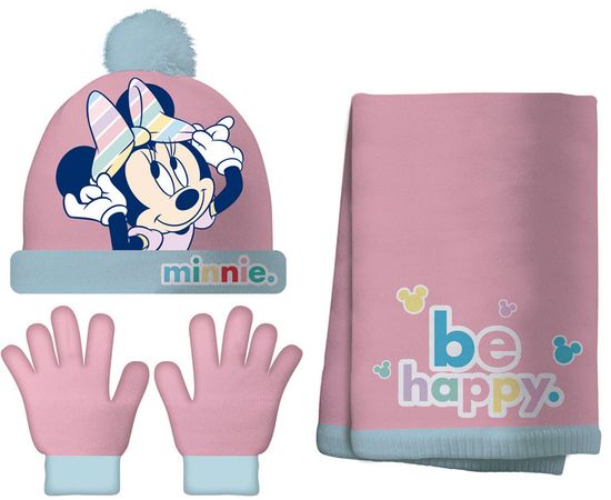 Disney set kape, šala i rukavica za djevojčice Minnie