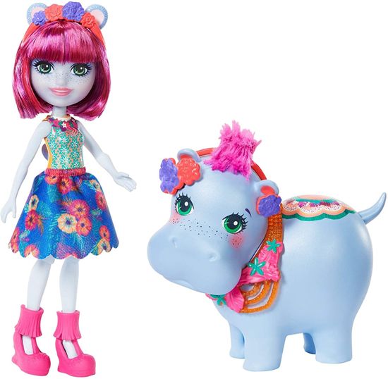 Mattel Enchantimals Lutka s kućnim ljubimcem Hedda Hippo