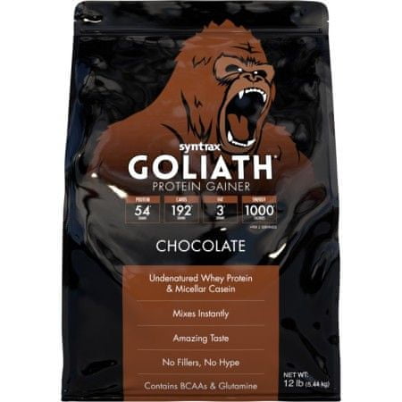 Syntrax Goliath Protein Gainer proteinski prah, čokolada, 5,44 kg