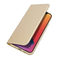 Dux Ducis Skin Pro preklopna kožna maska za iPhone 12 Pro Max, zlato