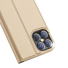 Dux Ducis Skin Pro preklopna kožna maska za iPhone 12 Pro Max, zlato