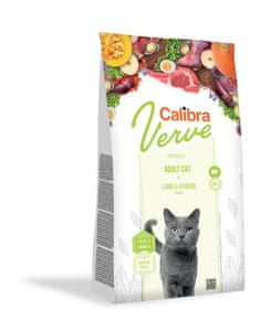  Calibra-Verve Adult 8+ suha hrana za odrasle mačke, starije od 8 godina, janjetina i divljač, bez žitarica, 3,5 kg