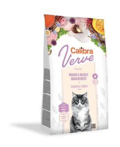  Calibra-Verve Indoor & Weight suha hrana za lakše upravljanje težinom mačaka, s piletinom, bez žitarica, 3,5 kg