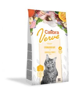   Calibra-Verve Sterilised suha hrana za mačke, s piletinom i puretinom, bez žitarica, 750 g