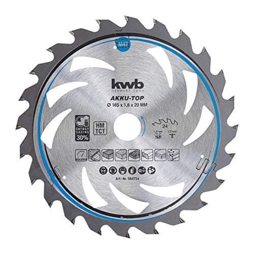 KWB TCT list pile 165x20 24T za TE-CS 18/165 Li TE-CS 165 (49584759)