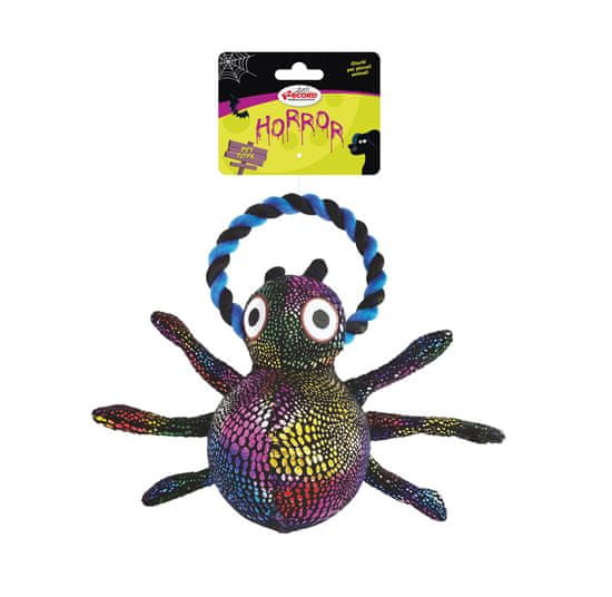 RECORD Horor igračka, pauk s užetom, 20 cm