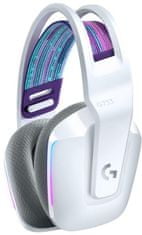 Logitech G733 Lightspeed bežične slušalice, bijele