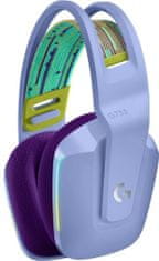 Logitech G733 Lightspeed bežične slušalice, ljubičaste