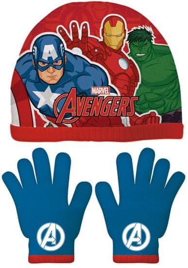 Disney Avengers set za dječake s kapom i rukavicama