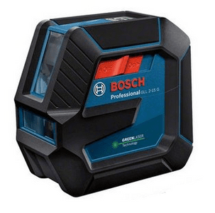Bosch Professional linijski laser GLL 2-15 G + LB 10 + stropna stezaljka + kovčeg