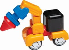 Magformers Stick-O Građevinski automobili, magnetni komplet za montažu