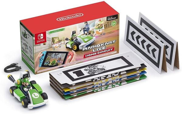 Trkaća igra Switch Mario Kart Live Home Circuit - Luigi Game (NSS427) proširena stvarnost