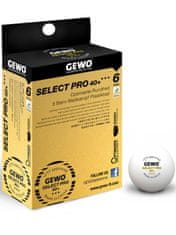 GEWO Select Pro 40+ plastične loptice, 6 loptica
