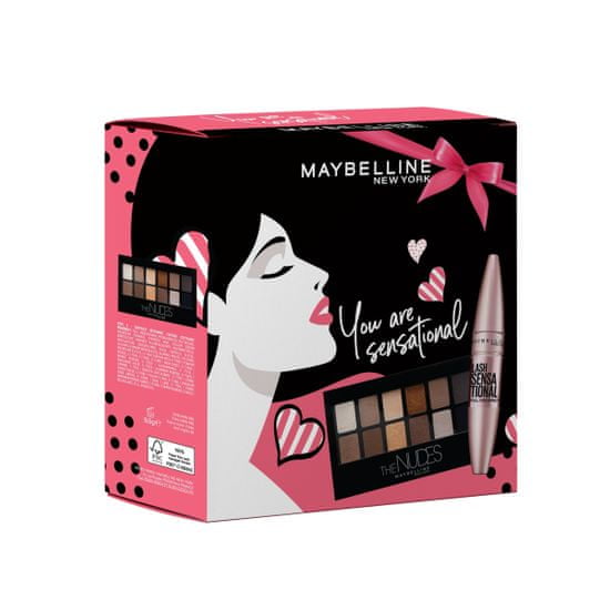 Maybelline Maybelline New York set, Lash Sensational Limited maskara i paleta sjenila