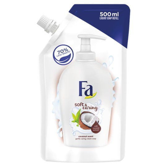 Fa Soft & Caring tekući sapun, Coconout Milk, 500 ml, punjenje