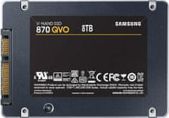 Samsung 870 QVO SSD disk, 8 TB, SATA3, 6.35 cm (2.5"), V-NAND QLC