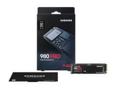 Samsung 980 Pro SSD disk, 1 TB, M.2, PCI-e 4.0 x4 NVMe, 80mm