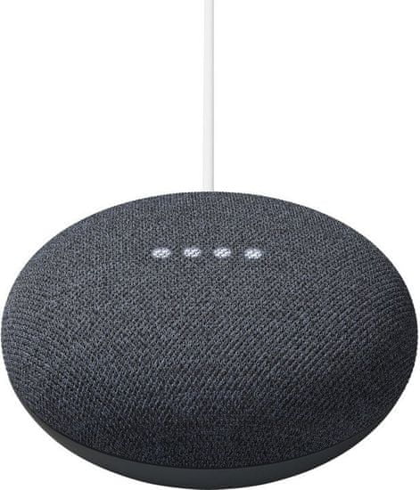 GOOGLE Nest Mini 2. generacija pametni zvučnik, tamno siv