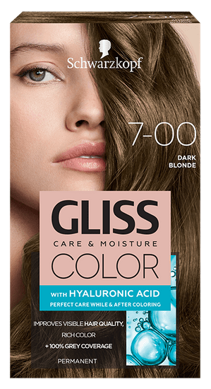 Schwarzkopf Gliss Color Care & Moisture boja za kosu, 7-00 Dark Blonde