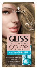Schwarzkopf Gliss Color Care & Moisture boja za kosu, 8-0 Natural Blonde