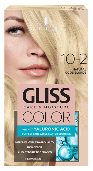 Schwarzkopf Gliss Color Care & Moisture boja za kosu, 10-2 Natural Cool Blonde