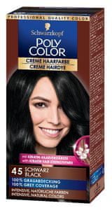 Schwarzkopf Poly Color kremasta boja za kosu, 45 Black