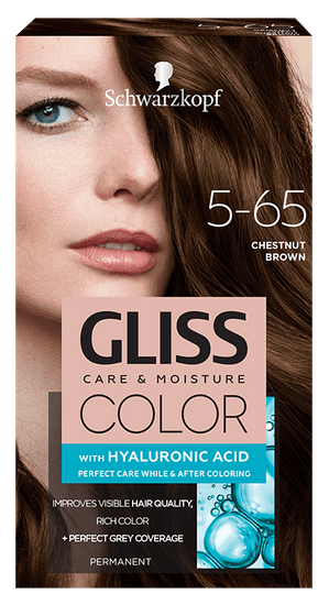 Schwarzkopf Gliss Color Care & Moisture boja za kosu, 5-65 Chestnut Brown