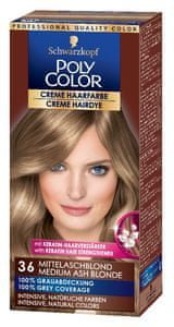  Schwarzkopf Poly Color kremasta boja za kosu, 36 Medium Ash Blonde</ 
