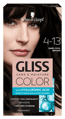 Schwarzkopf Gliss Color Care & Moisture boja za kosu, 4-13 Dark Cool Brown