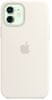 iPhone 12/12 Pro Silicone Case maska, MagSafe, White
