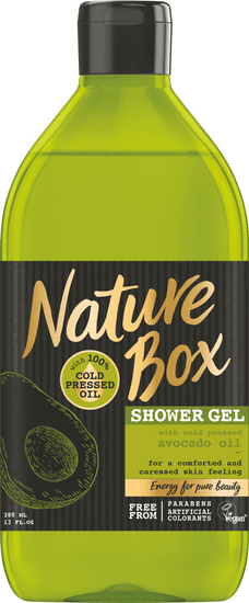 Nature Box gel za tuširanje, avokado, 385 ml