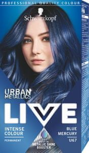  Schwarzkopf Live Urban Metallics boja za kosu, U67 Blue Mercury