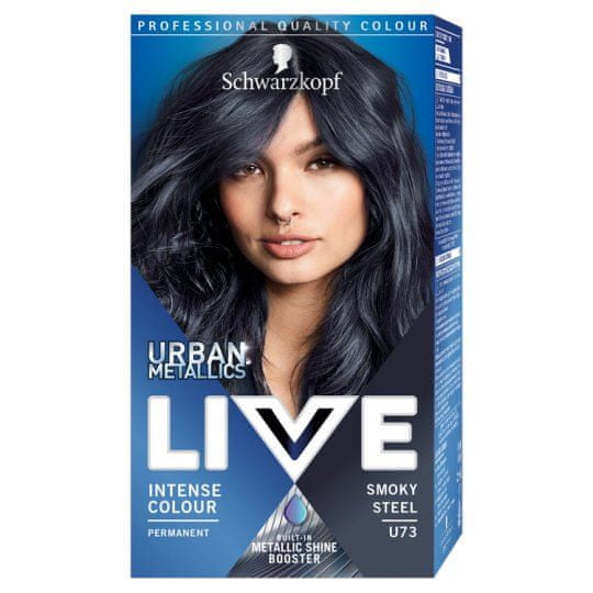 Schwarzkopf Boja za kosu Live Urban Metallics, U73 Smokey Steel