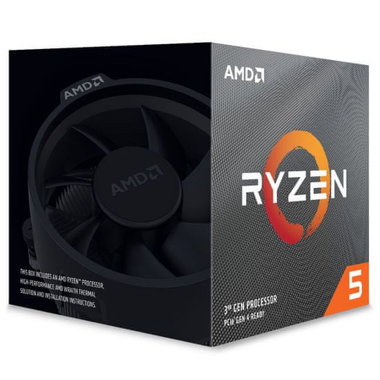 AMD Ryzen 5 3600XT procesor, 6 jezgri, 12 niti, 95 W, Wraith Spire hladnjak (100-100000281BOX)